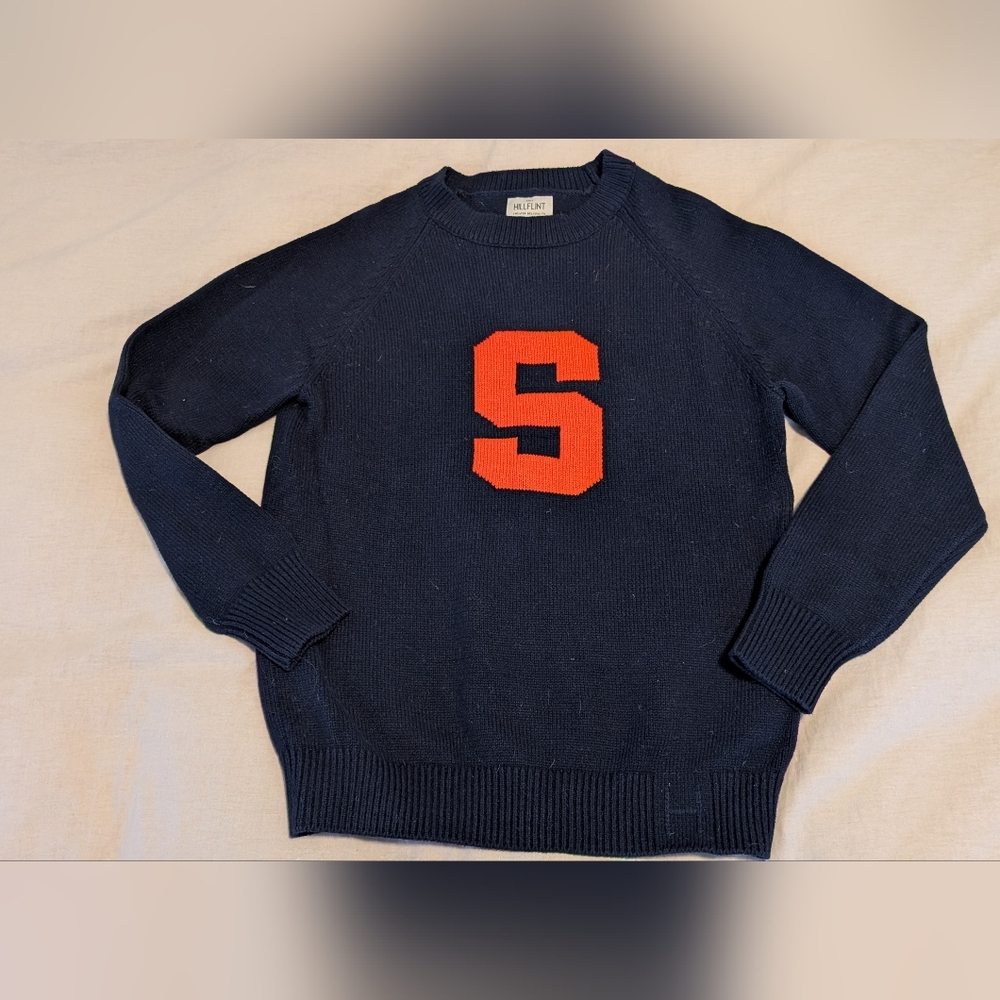 Hillflint Sweater, Navy/S, Syracuse, Size Small